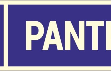 Pantry Sign text sticker