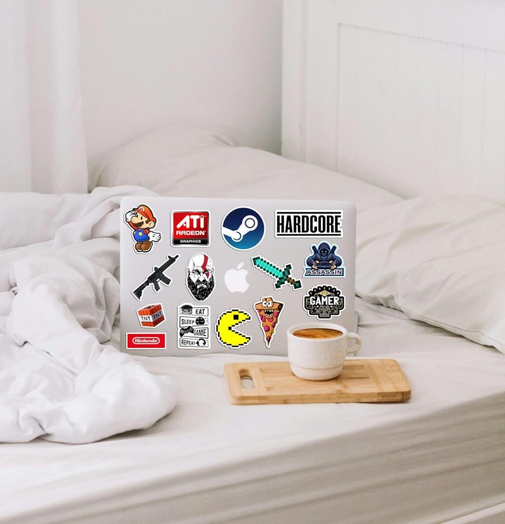 Gaming Stickers for Laptop, Journal, Bike Helmet, Gaming Console, Guitar, Mobile Removable Sticker (Pack of 50) - Image 2