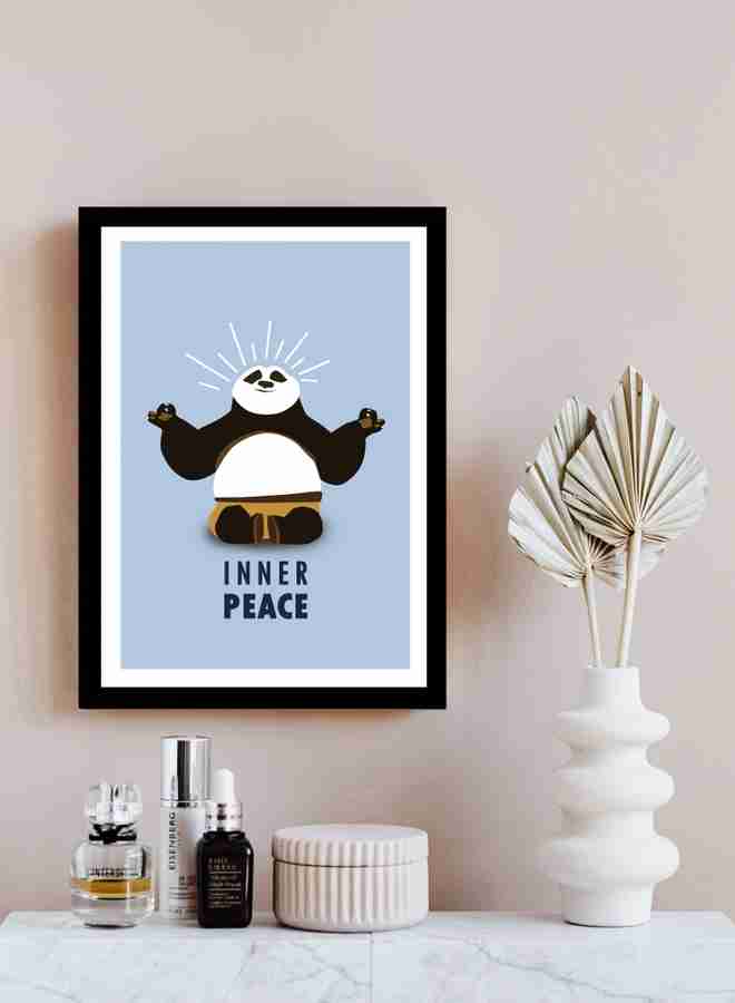 Inner Peace Framed Poster for Room & Office with photo frame - Image 2