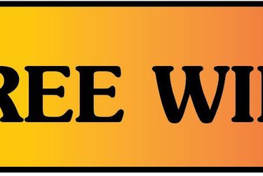 Highfive FREE WIFI SIGN STICKER Emergency Sign - Self Adhesive