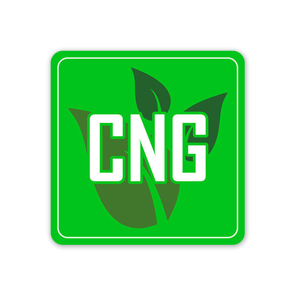 Highfive CNG Car Sticker self adhesive