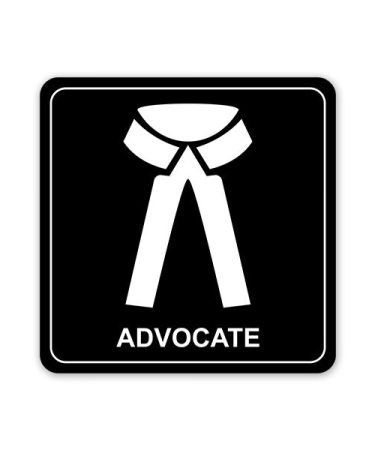 Highfive Advocate Car Sticker self adhesive