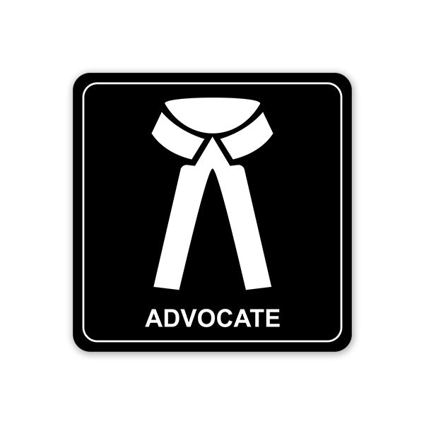 Highfive Advocate Car Sticker self adhesive