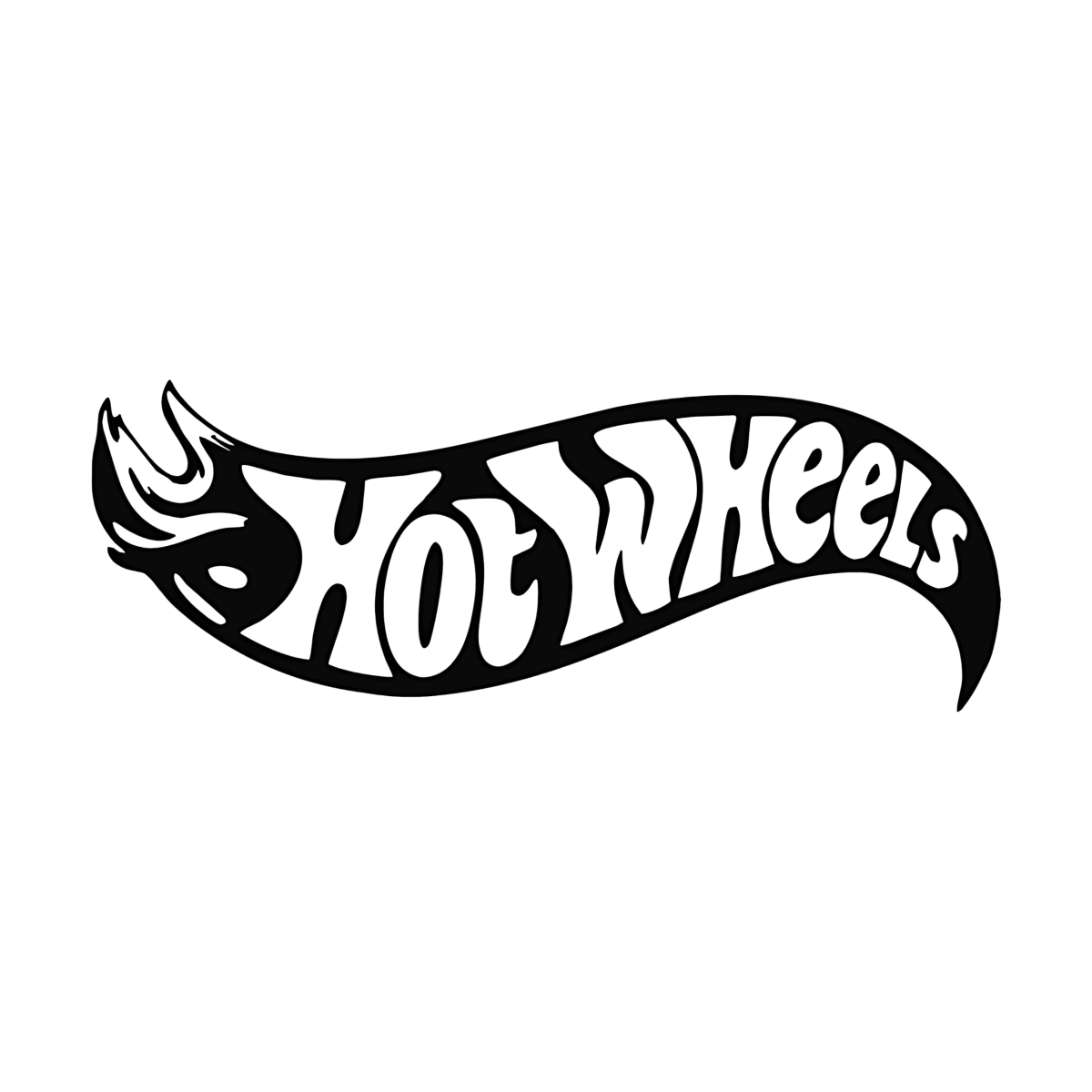Hot Wheels Sticker Self adhesive