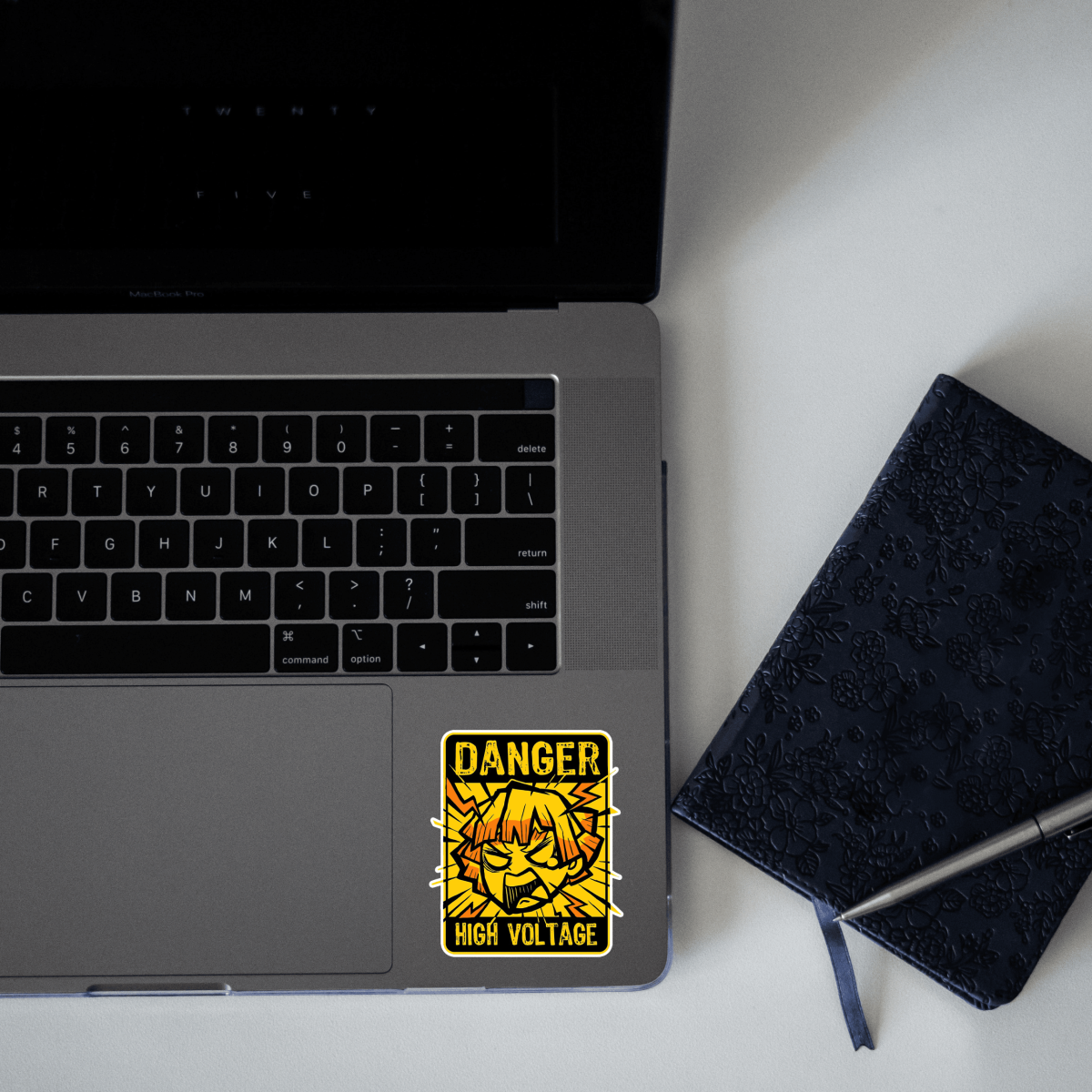 Highfive 3x3 inches Zenitsu Demon Slayer High Voltage Sticker self adhesive - Image 2