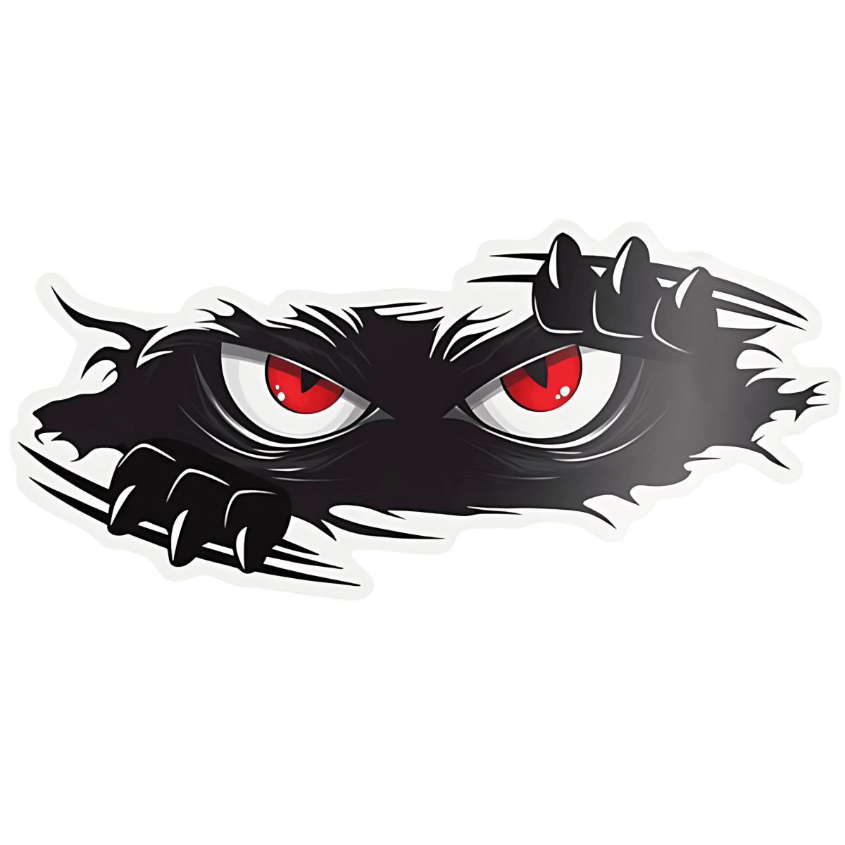 Peeking Monster Car Decals Sticker self adhesive