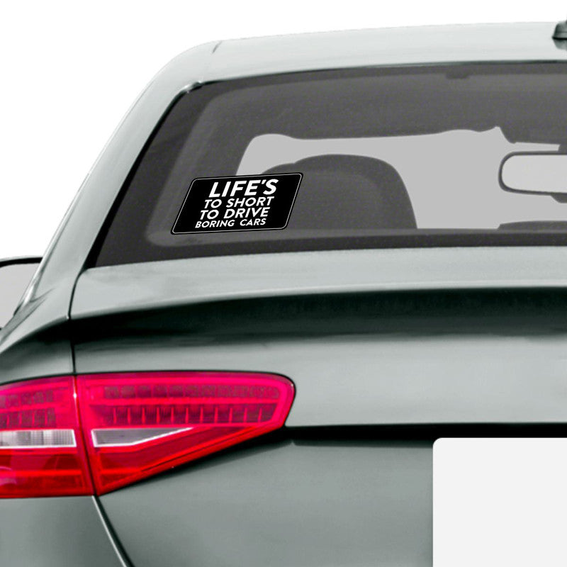 Highfive Don'T Drive Boring Cars Car Sticker self adhesive - Image 2