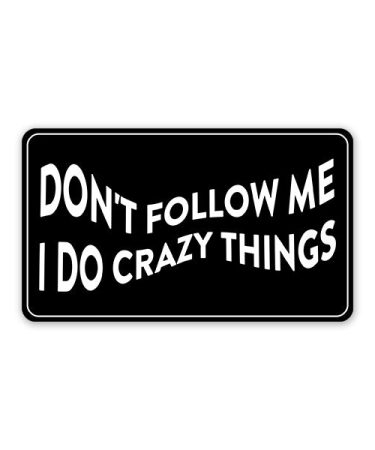 Highfive Don't Follow Me Car Sticker self adhesive