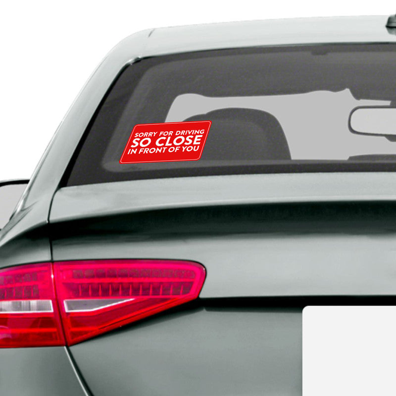 Highfive Driving So Close Car Sticker self adhesive - Image 2