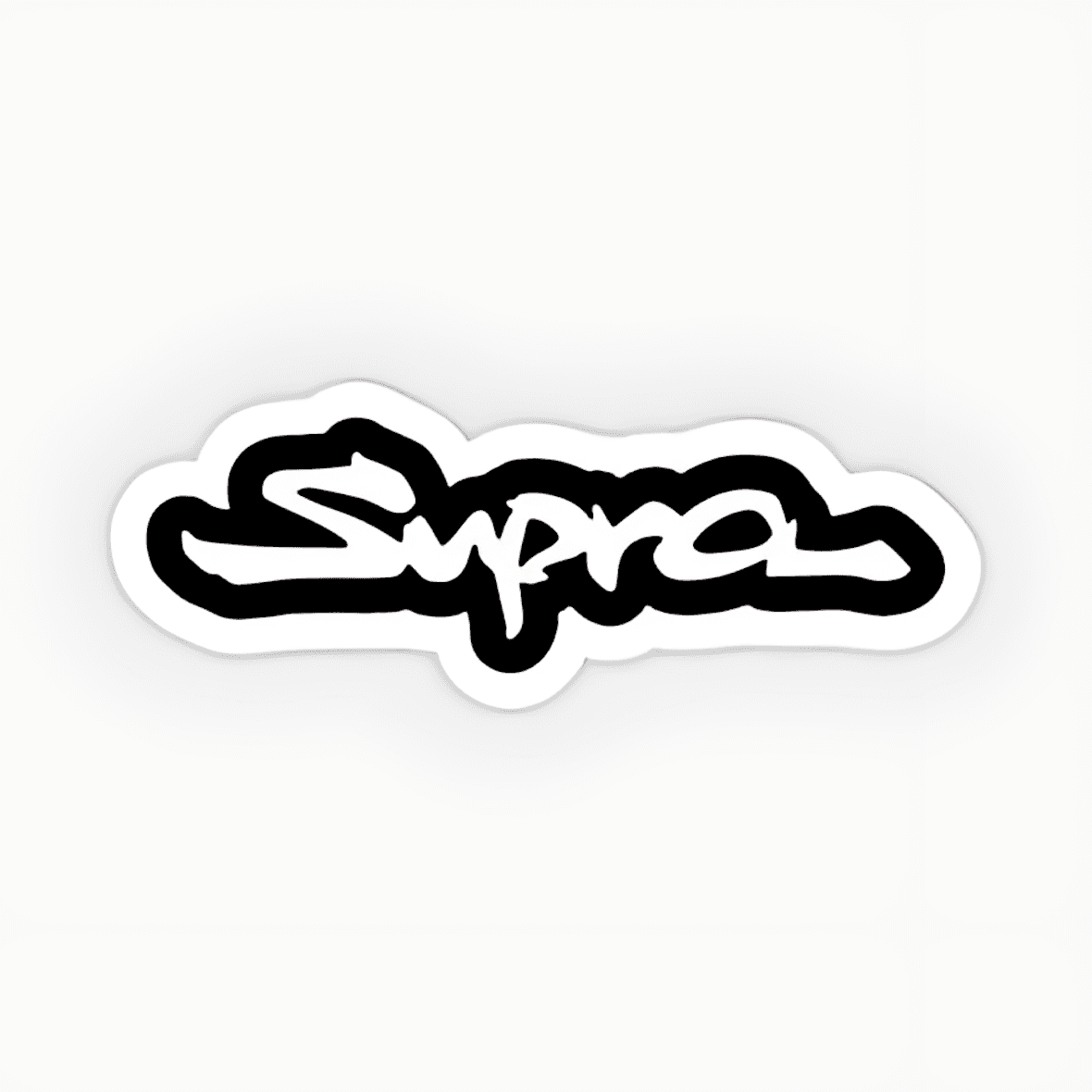 Highfive 3x3 inches Supra Sticker Self adhesive