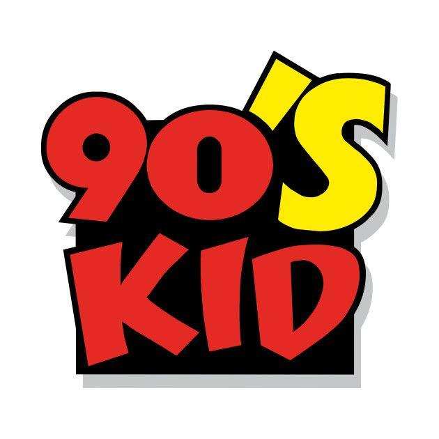 Highfive 3x3 inches 90's Kid Sticker Self adhesive