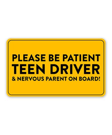 Highfive Teen Driver Car Sticker self adhesive