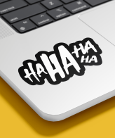 Highfive 3x3 inches Hahahaha Sticker self adhesive