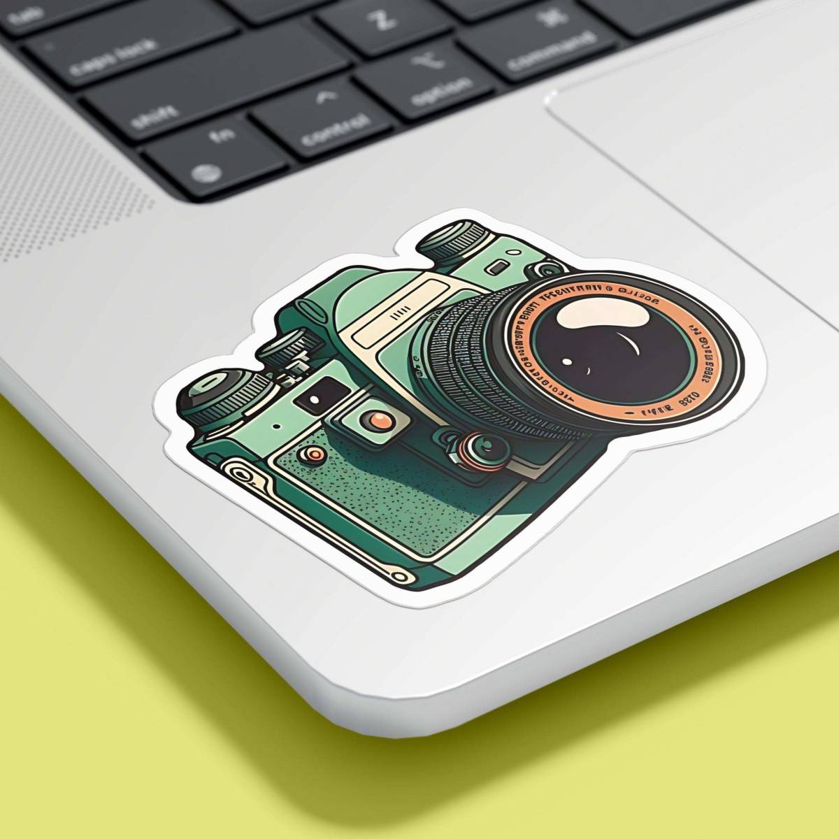Highfive 3x3 inches Vintage Camera Sticker self adhesive - Image 2