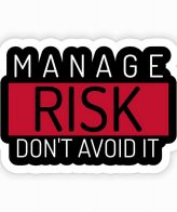Highfive 3x3 inches Manage Risk Dont Avoid IT self adhesive