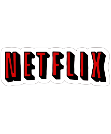 Highfive 3x3 inches Netflix Sticker self adhesive