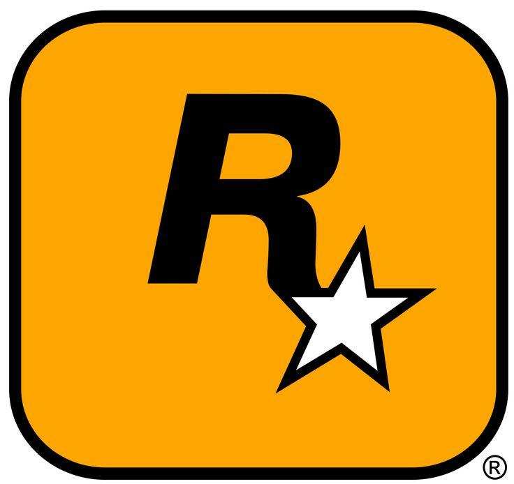 Highfive 3x3 inches Rockstar Games Logo Sticker self adhesive