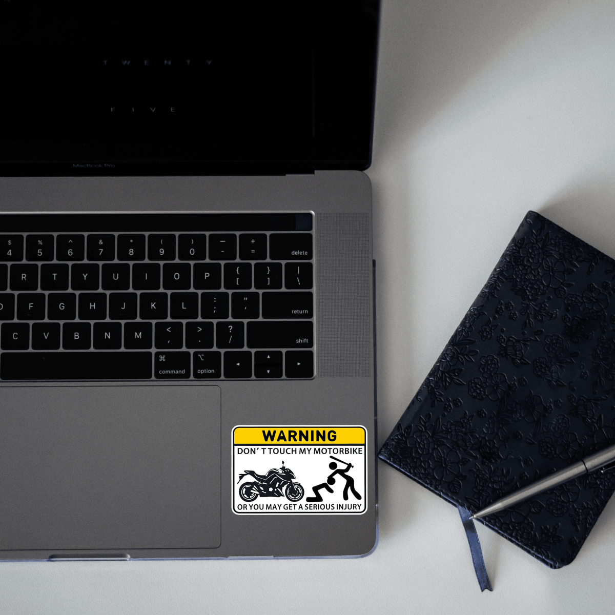 Highfive 3x3 inches Don't Touch Sticker self adhesive - Image 2