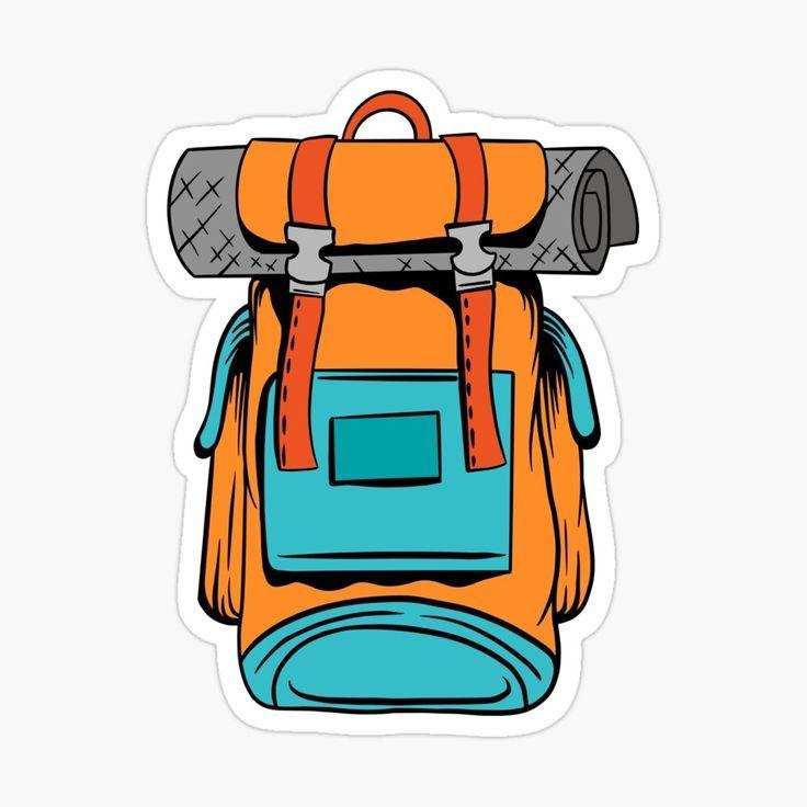 Highfive 3x3 inches Traveller Bag Sticker self adhesive