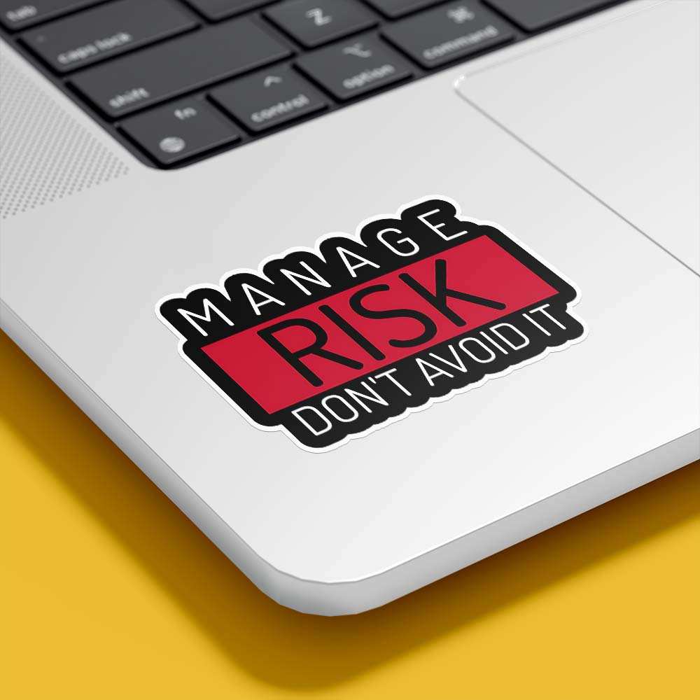 Highfive 3x3 inches Manage Risk Dont Avoid IT self adhesive - Image 2