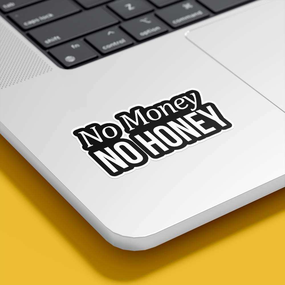 Highfive 3x3 inches No Money Sticker self adhesive - Image 2