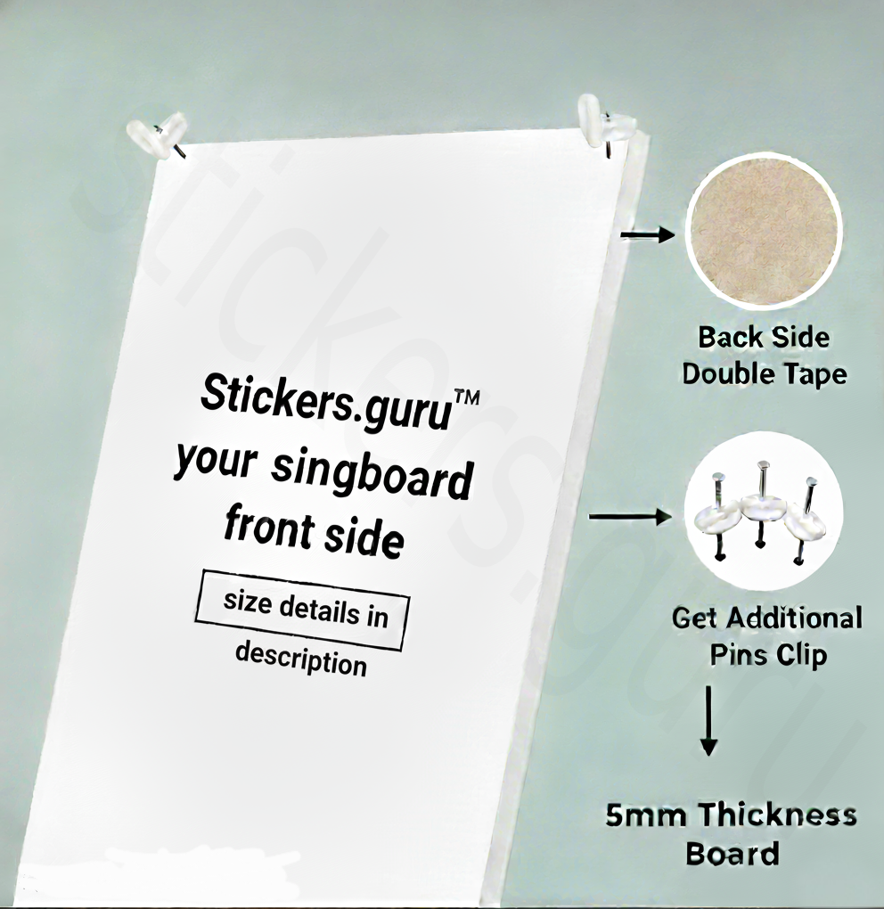 TOILET Stickers Sign Gents Ladies Toilet Door Stickers for Restroom Waterproof Self Adhesive Sticker (Pack of 3) - Image 3