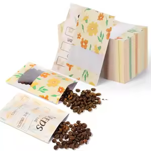 100ML Custom Printed Packets 100 PCS  - papaer packets